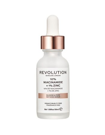 Serum Refinador de Poros Niacinamida y Zinc Revolution Skincare