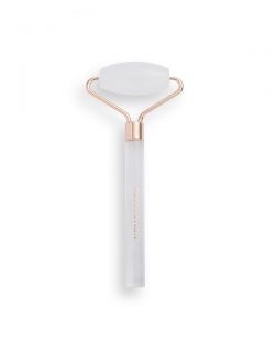 Roller facial de cuarzo transparente revolution skincare