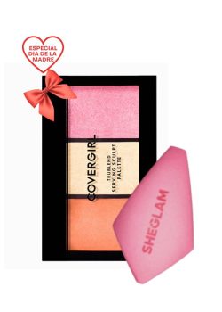 pack glow mamá paleta de cortono esponja sheglam